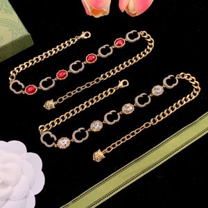 Ruby Gold Necklace for Women Trendy Jewlery Designer Costume Cute Necklaces Fashion Jewellery Custom Chain Elegance Heart Pendant Necklaces