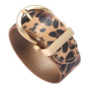 Fashion Design Cuff Bracelet PU Leather Adjustable Bracelets for Personality Women