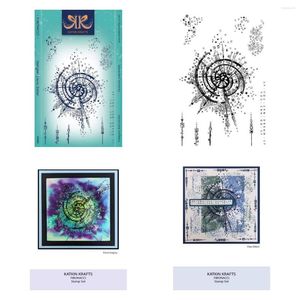 Presentförpackning Fibonacci mönster frimärken DIY Mögel av scrapbooking papper gör skär hantverk mall handgjorda dekorationskort 2023 silicome