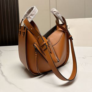 Loewss Hammock handbag Designer Bag Women Single Shoulder Fashion bags Leather Portable Diagonal Cross Bags Woman Luxury tote handbags Size 29cm