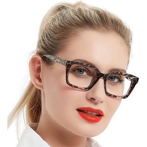 Sunglasses OCCI CHIAR Reading Glasses Women Optical Eyeglasses Hyperopia Oversized For Designer Reader 1.0 1.5 2 2.5