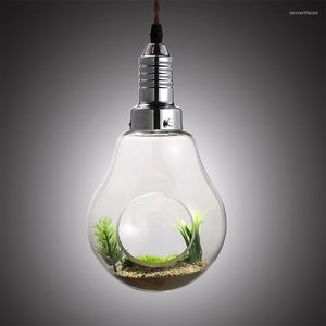 Lampy wiszące doniczkowe światła lampa o cieniu nowoczesne garnki kwiatowe rosnące zioła lub sukulenty lukloy Babilon z cebulą LED Nature