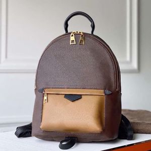 Designer axelpåsar lyxiga ryggsäckar 1: 1 kvalitet äkta läder handväska 29 cm med låda ml119