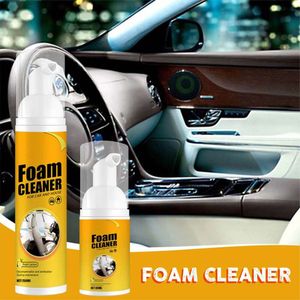 Novo 150/60ml multi-purpose espuma limpador spray limpeza de couro auto superfícies domésticas limpadores de espuma para acessórios de manutenção de lavagem de carro