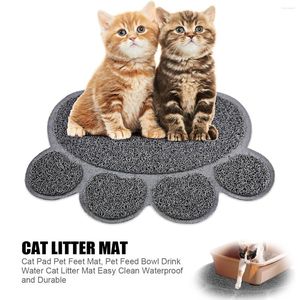 Cat Beds Pets Litter Mat Non-Slip Easy To Clean Stops All Tracking Durable Soft On Kitty Paws Scatter Control For