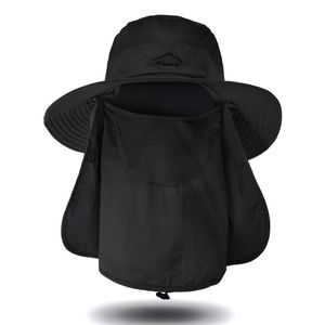 Fisherman's hat Men's sun visor summer outdoor Quick-drying sunscreen hat Fishing Breathable anti-UV sun hat women's face mask hat