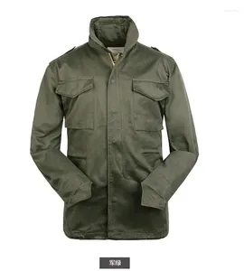 Hunting Jackets Winter Outdoor Camping M65 Military Tactical Coat Men Windbreake Fans With Inner Big Yards Field Fight Jacket