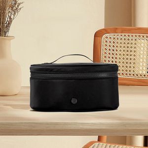 Luxury lul Oval Top Access cosmetic Designer makeup Bag lululemens womens Leather toiletry Tote CrossBody Bag mens top handle wash vanity Shoulder Clutch hand bags