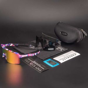 Occhiali da sole Oakleiess di design Occhiali da ciclismo Oaklys Resistente ai raggi UV Protezione per gli occhi ultraleggera polarizzata Sport all'aria aperta Occhiali da corsa e da guida 20243 EO69