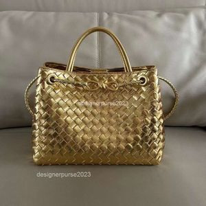 Tote pequena fivela venetta cesta portátil senhora metal corda saco de couro tecido designer um ombro sacos grande capacidade andiamo botteegas mulheres 67pr