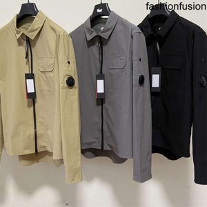 Herren-Jacke, Mantel, One-Lens-Revers-Hemd, Uni-Jacken für stückgefärbtes Utility-Overshirt, Outdoor-Männer, Strickjacke, Oberbekleidung, Kleidung, XXL