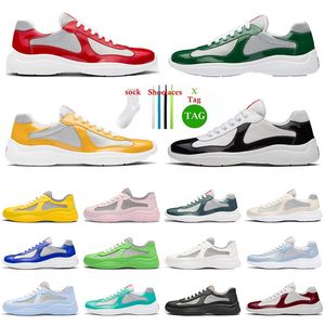 AAA+ Americas Cup Designer Shoes Fashion Men Shoesカジュアルシューズプレートホイットブラックダークパープルピンクハイオールブラックホイットレッドスニーカー女性トレーナー