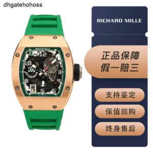 Richardmill Watch Swiss Mechanical Watches Richar Mille RM010 Rose Gold Le Mans Global Limited Edition Fashion Leisure Business Sports Machinery Armswatch