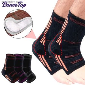 Ankle Support BraceTop Ank Support Brace Elasticity Free Adjustment Protection Foot Bandage Strap Belt Achils Tendon Retainer Foot Guard Q231124