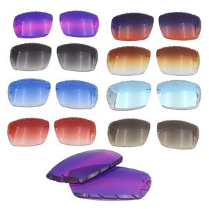 Wholesale Luxury Diamond Cut Lens Install metal fitting Square Rimless Sunglasses C Decoration Fashion Accessories With Metal Attachment Brown Lens or Gray lens