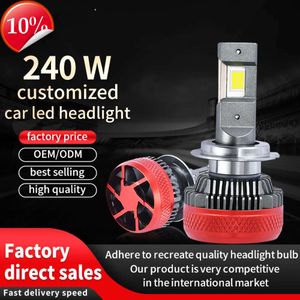 Novo farol de carro de alta potência 120w, farol super brilhante h11 h1.h3.h7.880.h11.9005.9006 h4 9004, lâmpada de neblina automática