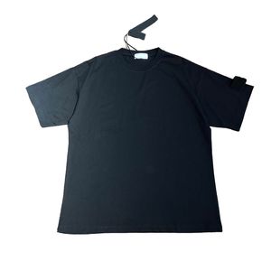 Topstoney Maglietta da uomo firmata camicia da uomo maglietta uomo maglietta nera abbigliamento da donna moda semplice girocollo stampa maniche corte per uomo e donna cotoni Top ST-23223