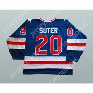 Custom BOB SUTER 1980 MIRACLE ON ICE TEAM USA 20 HOCKEY JERSEY NEW Top Stitched S-M-L-XL-XXL-3XL-4XL-5XL-6XL