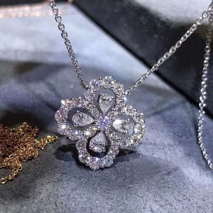 Designer Pendant Necklaces for women Elegant 4/Four Lucky Clover Light Luxury and Unique Design Sense Advanced Fashion and Love New Female Summer Internet Celebrity