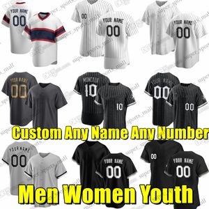 Custom S-6xl Movie College Baseball nosi koszulki zszyte Anderson Moncada Thomas Michael Robert Jackson Giolito Mercede Keuchel Garcia Vaughn Lynn Kelly Lynn