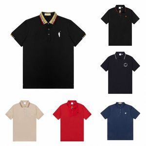 Designer Men's Polo Shirt Fashion Luxurys Brand shirts men T-shirts Mens Polos Short Sleeve Bur Classic Casual letter embroidery summer B tshirt o20i#