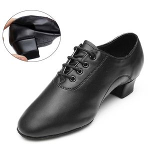 Buty tańca mężczyźni miękkie skórzane buty do tańca balowego dla latynoskich dzieci latynoskie buty dla chłopców dla dorosłych Nauczyciel buty nowoczesne buty jazzowe 230424