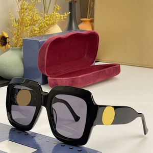 Geometric Modeling Frame Sunglasses GG1022 Men's and women's Designer Fashion party high-quality goggles with original box and chain