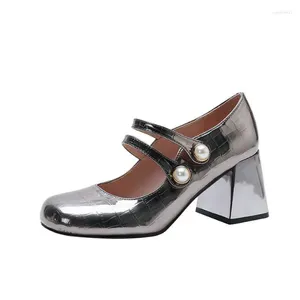 Модельные туфли, брендовые весенне-летние женские японские туфли-лодочки Мэри Джейн, винтажные студенческие туфли для девочек, униформа JK на высоком каблуке, косплей, большие размеры 34-43