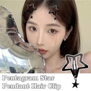 Hair Accessories 10pcs Star Hairpin DIY Alloy Pentagram Pendant Cool BB Vintage Clip Women Trend Sweet Cute O7V4