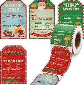 200 Stickers roll stickers Christmas holiday decoration gift series self-adhesive stickers label