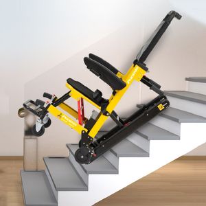 200 kg laddningsbar elektrisk klättring rullstol upp och ner för trapporna Crawler Portable Folding Climbing Machine Cart för funktionshindrad