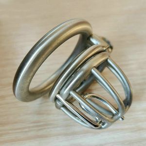 Korta manliga kyskhetsenheter pa kuk lås glans piercing penis ring återhållsamhet stål bur slavar bondage bdsm mens fetisch leksaker homofile cbt anpassad s krok för kyskhet bur