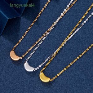 t Family v Gold Acacia Beans Gold And Silver Beans Necklace Female Netizens Simple Temperament Versatile Luxury Clavicle Chain Female