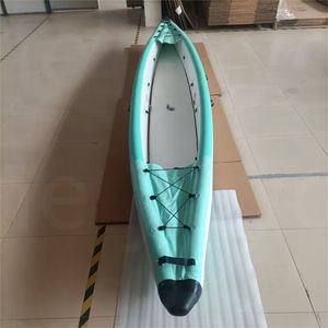 480x53x35cm Şişirilebilir sörf tahtası damlası Çift Seater Fishing Kayak Tekne Kano PVC Dinghy Raft Saç Pompası Koltuk Basınç Göstergesi Damla Dikiş Malzemesi