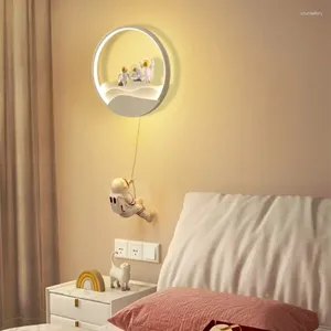 Lâmpadas de parede moderna lâmpada led para quarto das crianças sala estar corredor luz decoração casa interior arandela luminária lustre