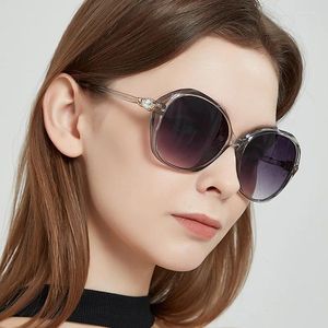 Sunglasses Fashion For Woman Big Frame Rhinestone Decoration Sun Glass Men Beach UV Protection Male Female Sunglass