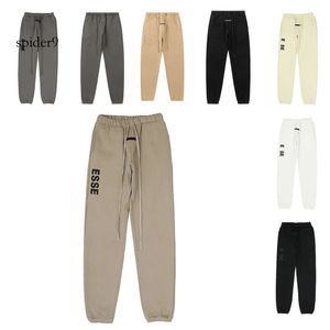 Mens essentialsweatpants mode Mens Designer ess män kvinnor solid färg byxbyxor hiphop rörelse byxor för manliga avslappnade joggar dimma storlek s-2xl