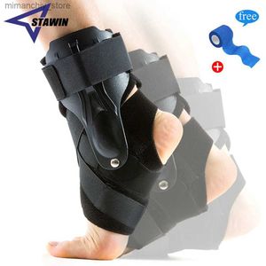 Suporte para tornozelo 1 peça Ank Brace Support Adjustab Bandage Sports Foot Ankt Wrap Elástico Tala para Guarda Entorses Protetor de Lesão Unissex Q231124