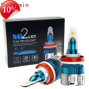 New Mi2 Car LED Headlight 12V 6000K White 48W 6000Lm Light Bulbs For Toyota Camry Corolla Hilux Celica Cruiser Tacoma