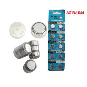 Supplência LR44/AG13 Button Cell Mercury Free e Tipo de botão sem chumbo Botão de proteção ambiental Célula