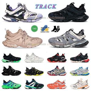 Luksusowa marka projektant Track 3 3.0 Sneaker Men Buty Buty swobodne ścieżki 3.0 Triple Biała czarna skórzana platforma nylonowa Dhgate Treners Runners Paris Shoe