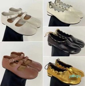 Дизайнерские таби-балерины, сандалии, полуповседневные туфли, кожаные туфли Ballef на плоской подошве