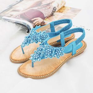 2023 Designer Sandalen Sommer Sexy Sandalen für Frauen Mode Boho Strand Pantoffel Mode Flip Flops Plus Size Damenschuhe