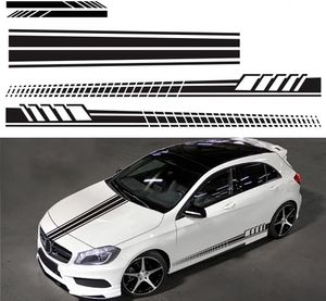 1set Universal truck vehical Car sport power Body Sticker Long Stripe Decor Vinyl Decals Auto Truck