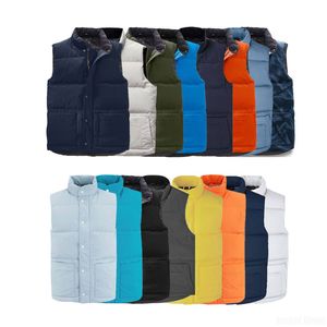 2023 Mode Men Väst ner Coton Waistcoat Designs Mens och kvinnor No Sleeveless Jacket Puffer Autumn Winter Casual Coats Par Västar Keep Warm Coat XS-5XL