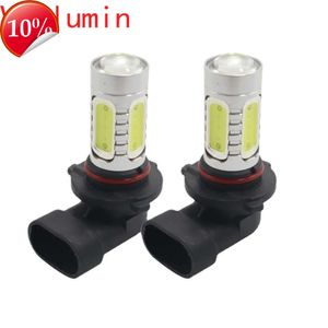 NOVO 2PCS CAR LED FACTO 7.5W Bulbo de lâmpada de nevoeiro 9005 9006 H8 H11 H7 H4 H10 H3 H3 Branco Cleme Azul Dourado Luz azul rosa Luz roxa rosa