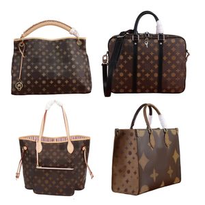 1V toppkvalitetsuppsättning designers väskor handväska kvinna mode monogrames kedja crossbody väska axel väska handväska slips färgämne gzv46-86
