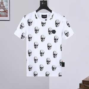 Plein Bear T Shirt Mens Designer Tshirts Brand Clothing Rhinestone Pp Skull Men T-shirt okrągła szyja SS Czaszka z kryształami Hip Hop Tshirt TOP TEE 161244