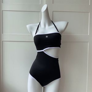 Lüks tasarımcı mayo c seti kadın bikini zarif stil klasik bel içi boş tek parça mayo