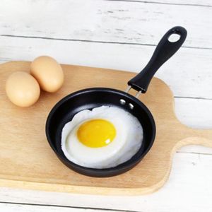 Flatvaror sätter 12 cm mini ägg stekpanna non-stick omelette frukost platt botten